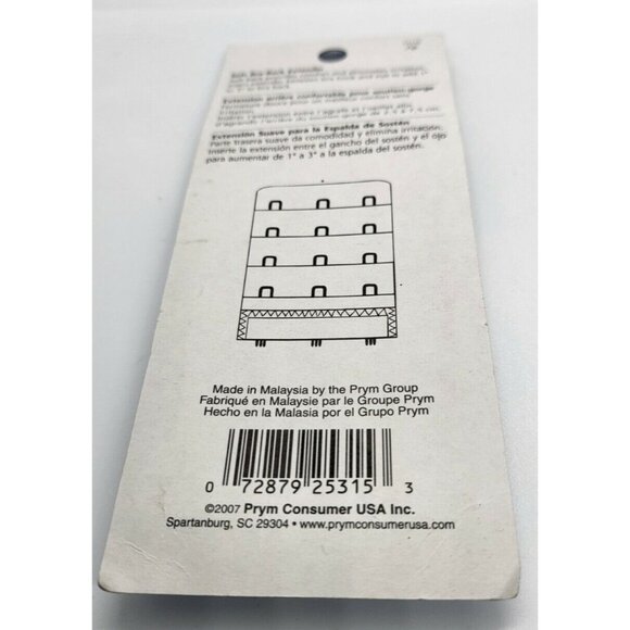 SOFT COMFORT BRA BACK EXTENDERS 3 HOOK 2 1/4"  ADDS 1" TO 3" TO BRA BACK! - Picture 3 of 3